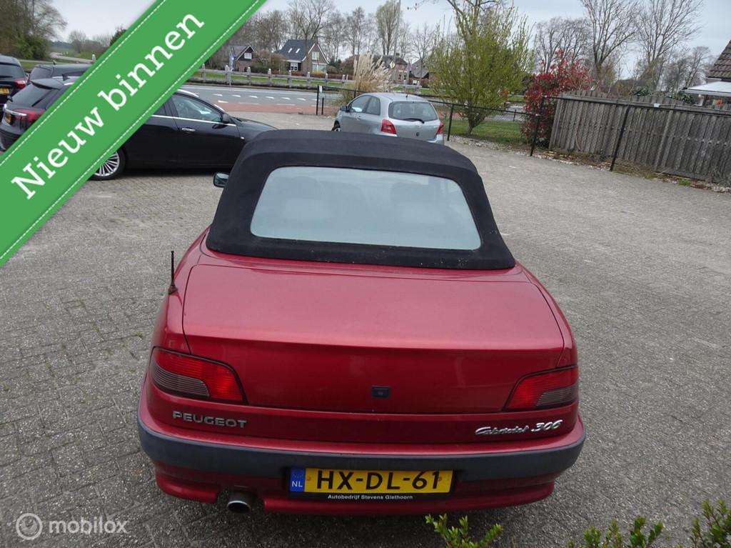Peugeot 306 Cabriolet 2.0, Auto's, Peugeot, 1998 cc, Elektrische ramen, Gebruikt, Zwart