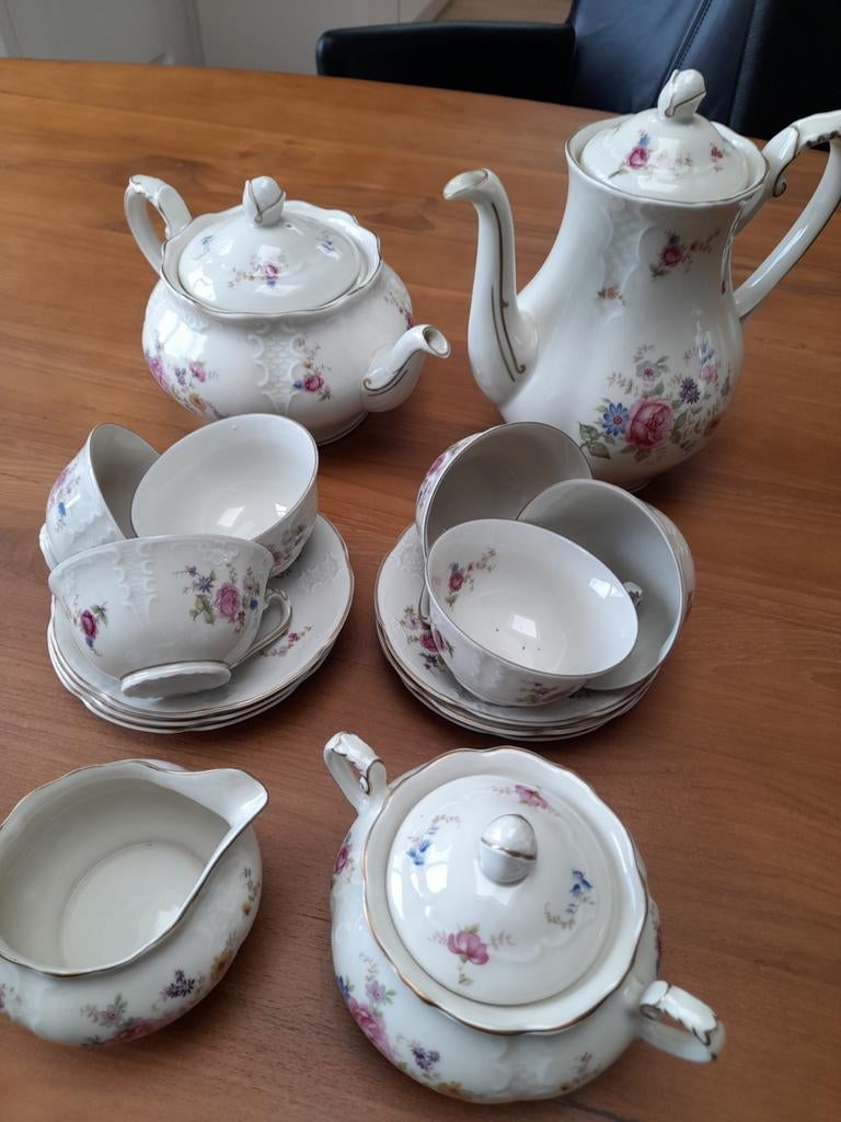 Koffie theeservies, Ophalen