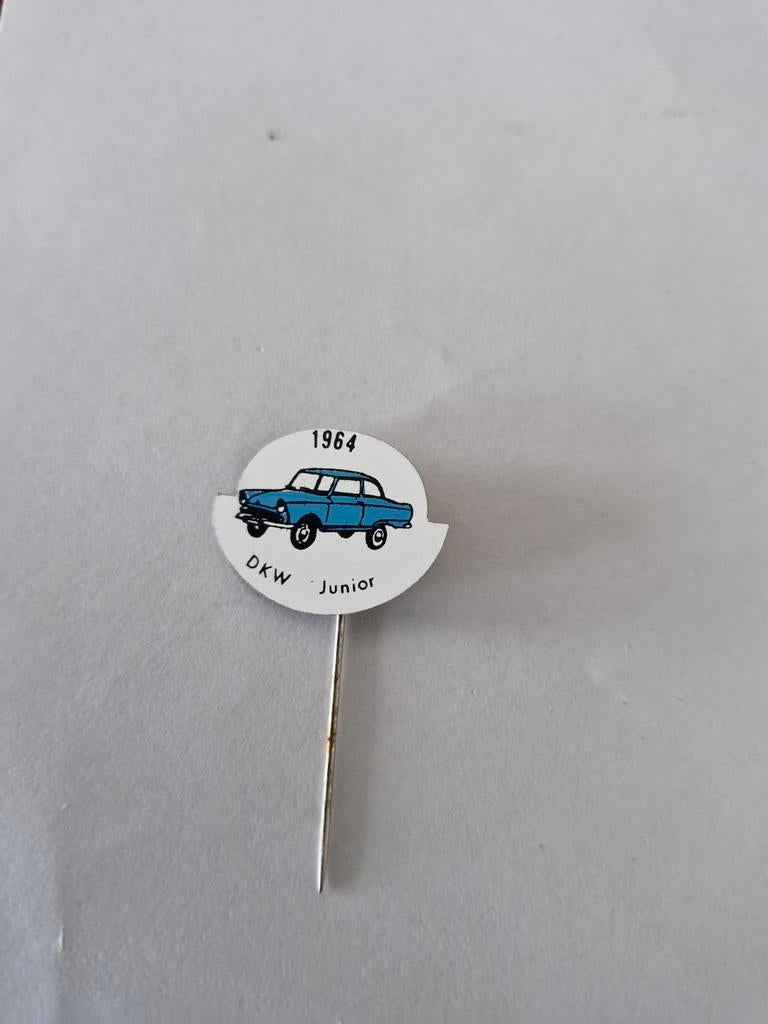 342 DKW Junior 1964 Speldje/Pin - Auto Oldtimer, Ophalen of Verzenden, Gebruikt, Transport, Speldje of Pin