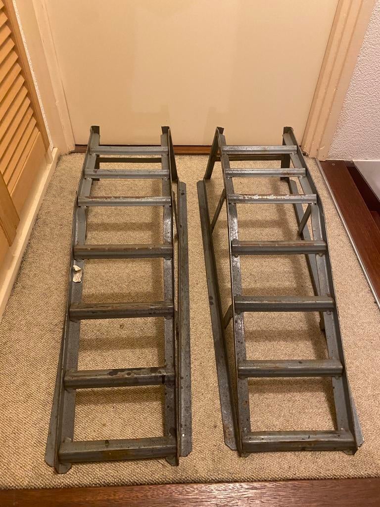 Paddy Hopkirk oprijbokken, Auto diversen, Autogereedschap, Ophalen, Gebruikt