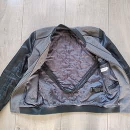Eleven Paris motorjack wol met leer herenmaat M/L, Motoren, Kleding | Motorkleding, Heren, Jas | leer, Ophalen of Verzenden, Eleven Paris