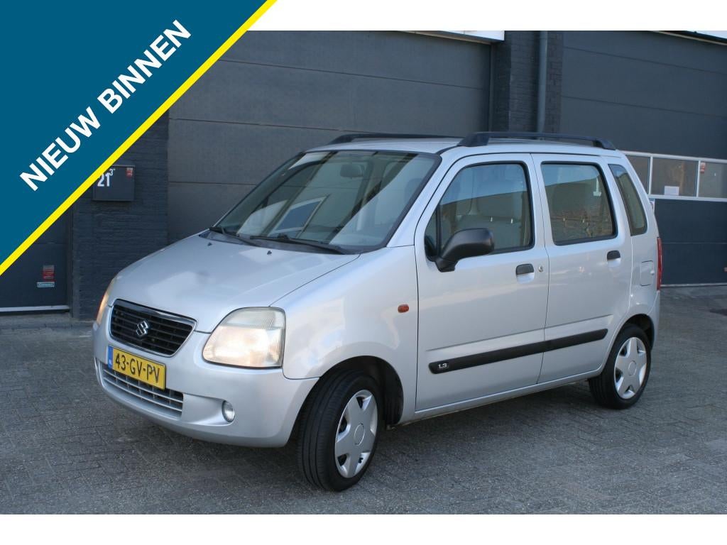 Suzuki Wagon R+ 1.3 GL (bj 2001), Auto's, Oldtimers, Te koop, ABS, Airbags, Airconditioning, Alarm, Centrale vergrendeling, Dakrails