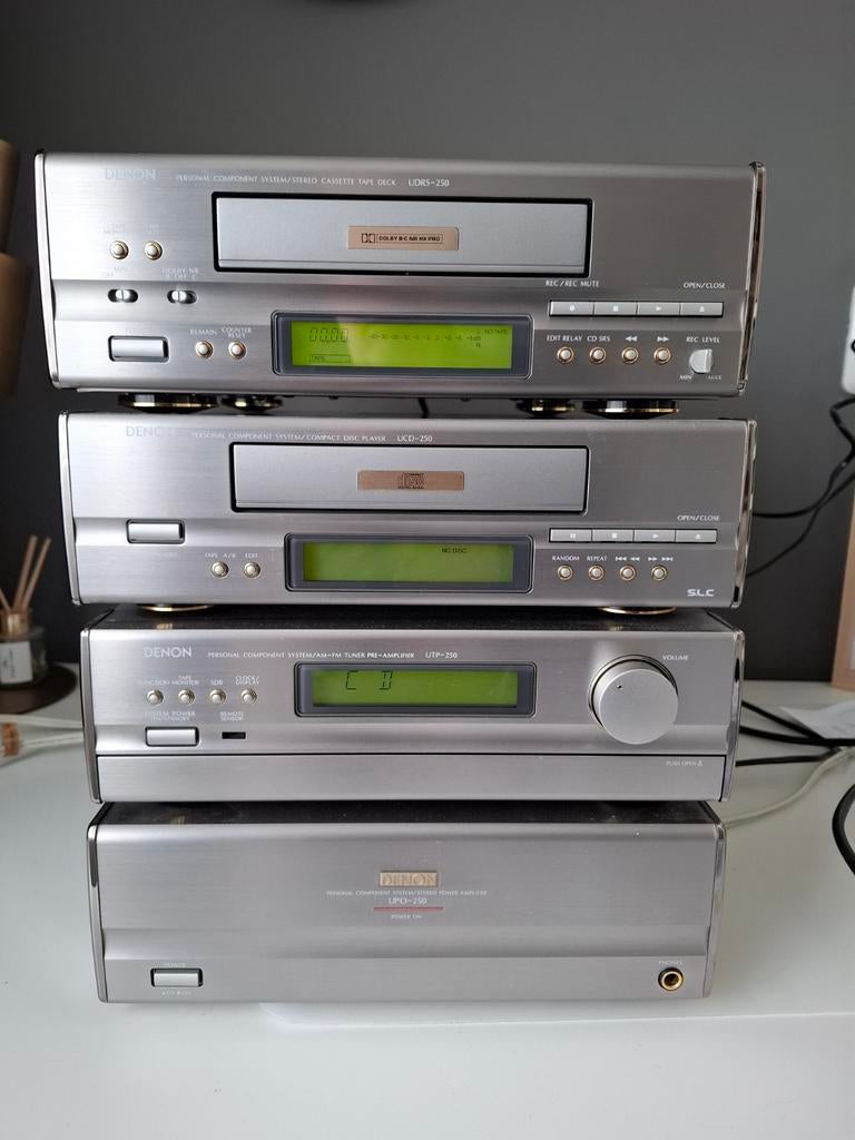 Denon D-250 high end stereo set, Ophalen of Verzenden, Zo goed als nieuw, Cassettedeck, Denon