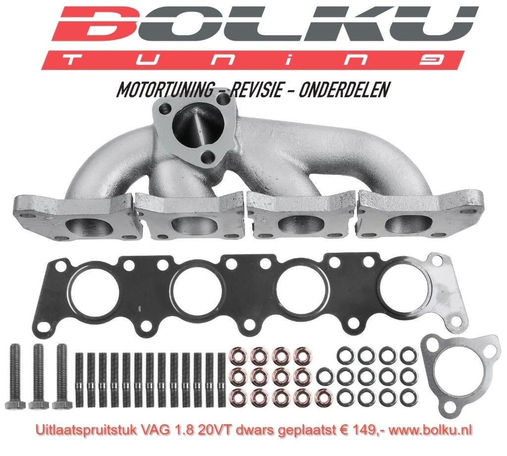 Nieuw uitlaatspruitstuk vag 1.8 20V turbo motor., Ophalen of Verzenden, Bolku Tuning, Info@bolku.nl, 6851TB
