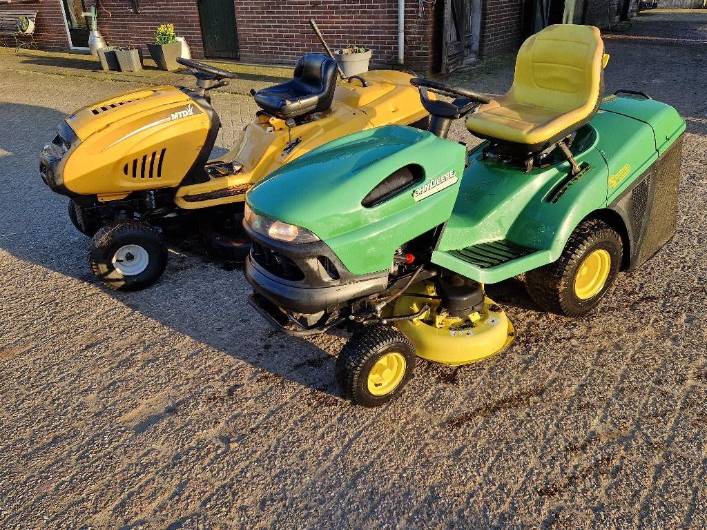 Zitmaaiers met opvangbak john deere, MTD, John Deere, Gebruikt, Ophalen of Verzenden, Opvangbak