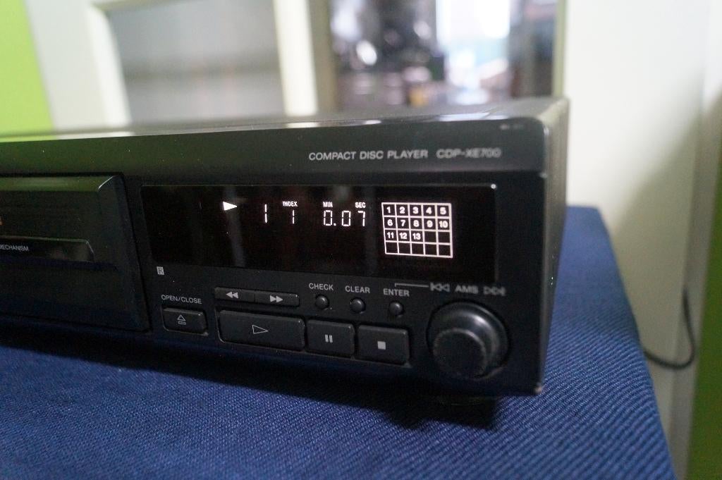 SONY CDP-XE700 CD SPELER (1 jr garantie), Ophalen of Verzenden, Gebruikt, Sony