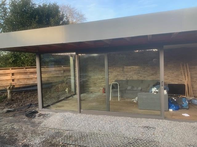 Te koop Schuifpui, Doe-het-zelf en Verbouw, Kozijnen en Schuifpuien, Ophalen, 225 cm of meer, Aluminium, Zo goed als nieuw