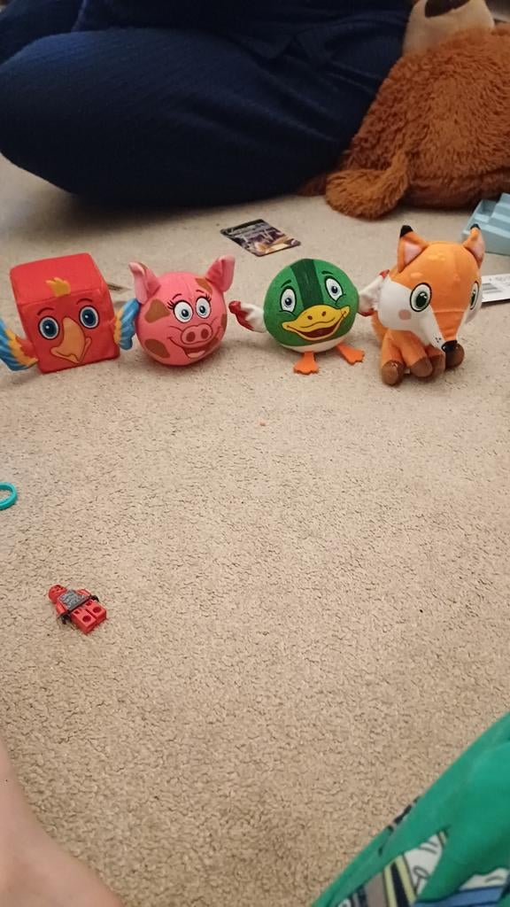 Lidl knuffels: papegaai, varken, eend en vos, Ophalen of Verzenden