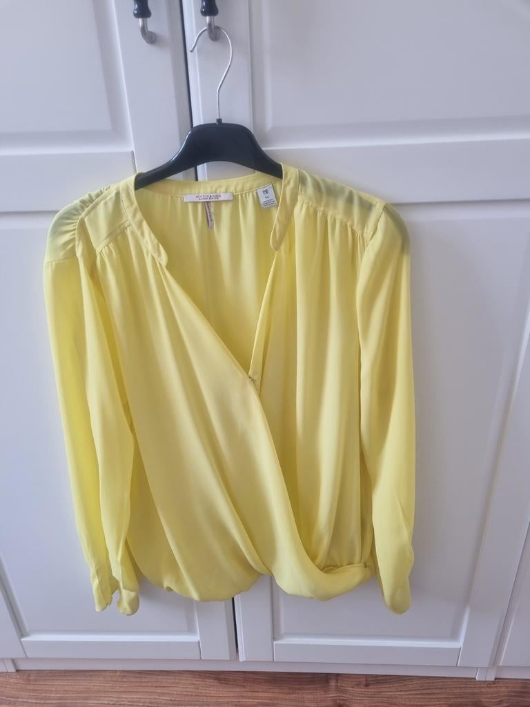 Scotch en Soda blouse maat xl, Ophalen of Verzenden, Zo goed als nieuw, Maat 42/44 (L), Geel