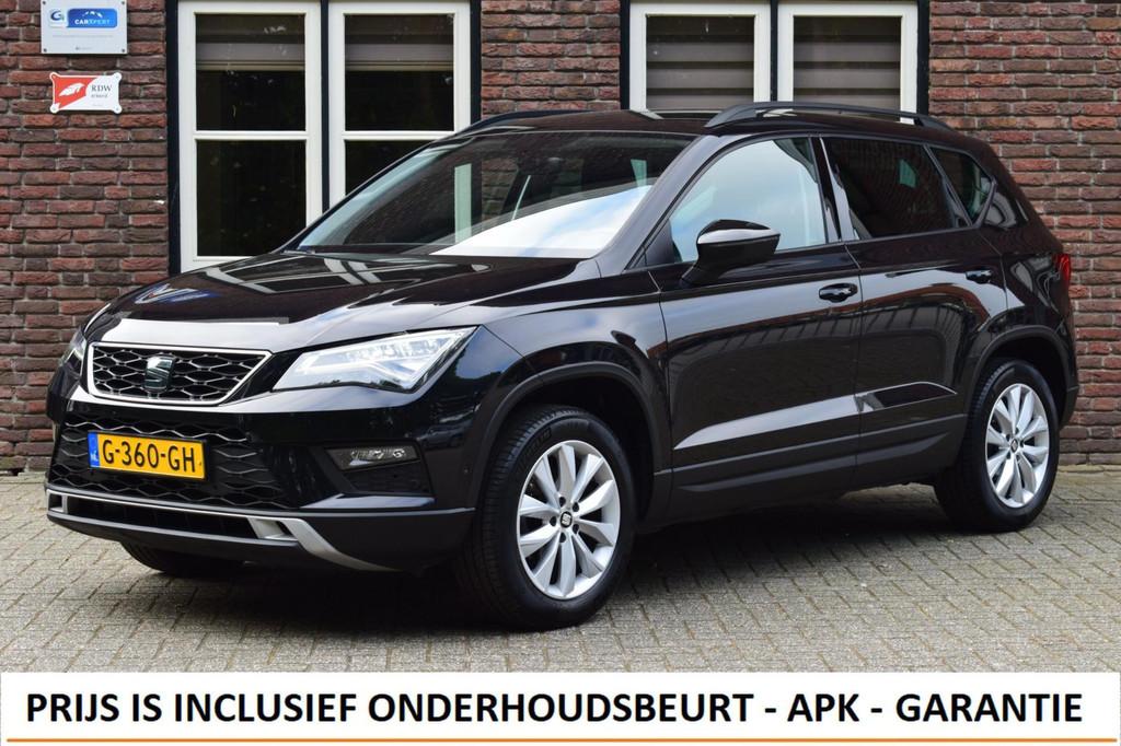 Seat Ateca 1.5 TSI Style Intense Trekhaak | App Connect | 18, Voorwielaandrijving, 4 cilinders, Ateca, Zwart