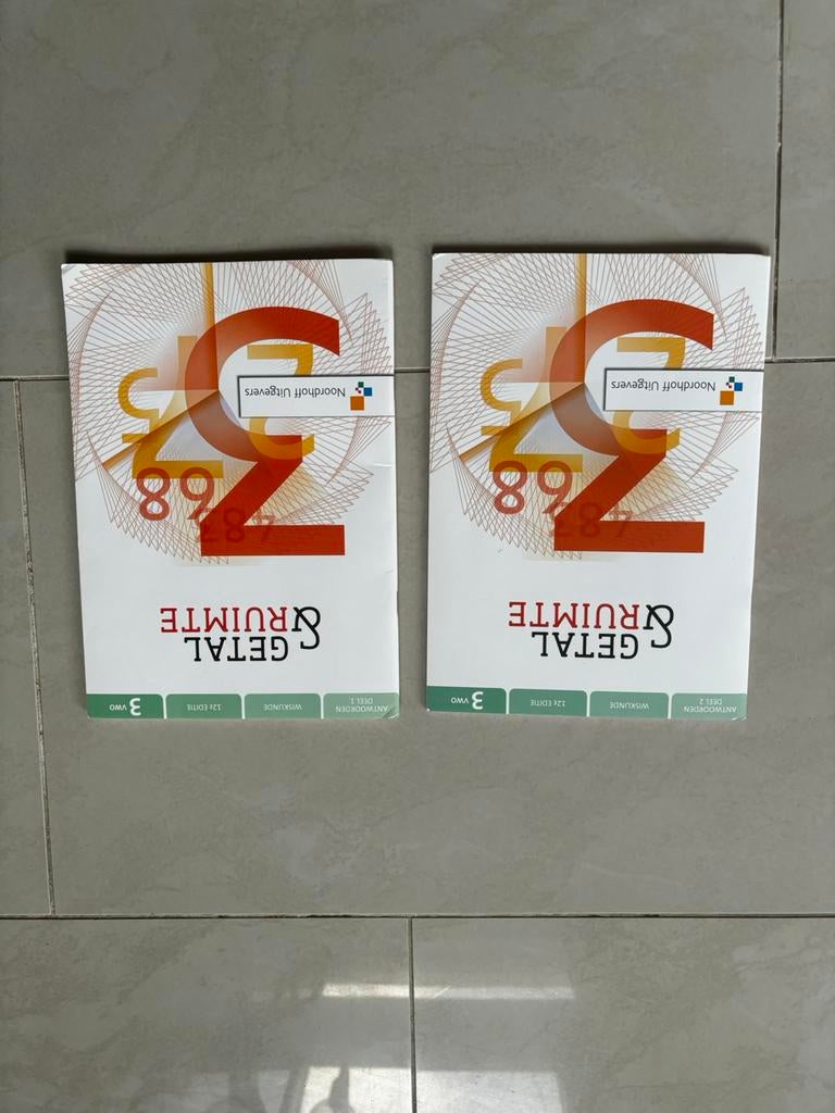 Wiskunde getal&ruimte antwoorden, Ophalen of Verzenden, Zo goed als nieuw