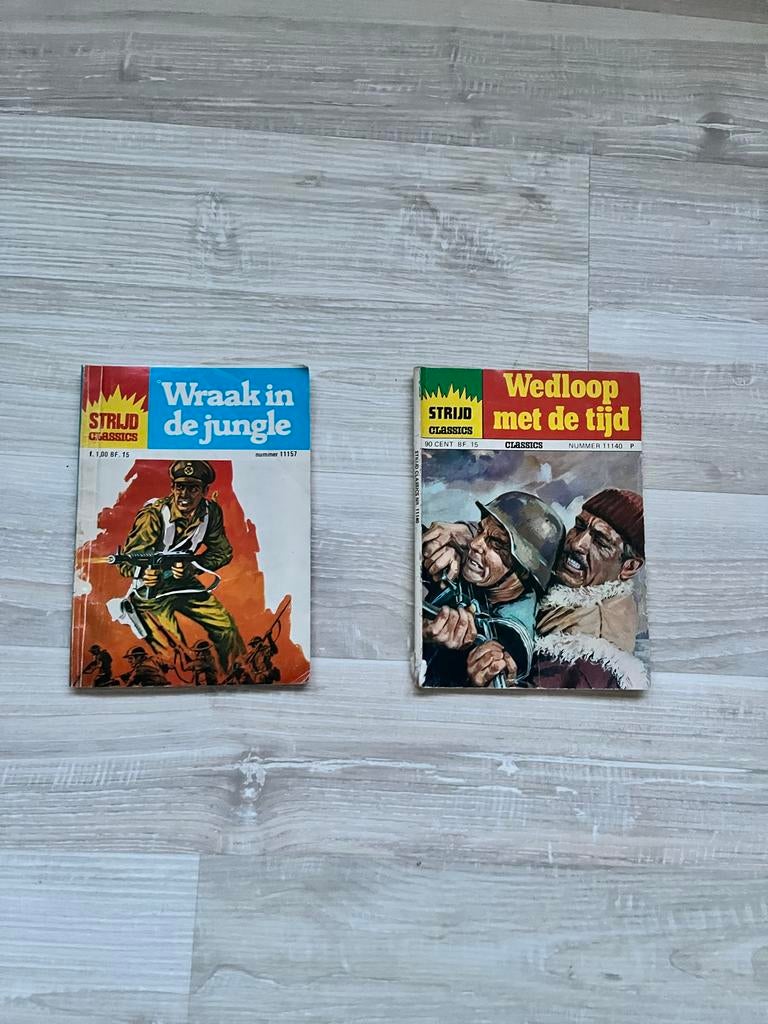 Strijd Classics: Wraak in de jungle & Wedloop met de tijd, Boeken, Stripboeken, Meerdere stripboeken, Ophalen of Verzenden, Gelezen