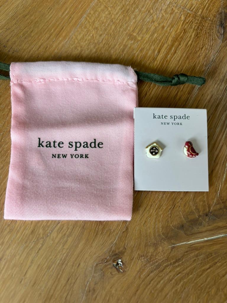 Nieuw Kate Spade Oorbellen - Vogel & Vogelhuisje, Overige materialen, Overige kleuren, Nieuw, Ophalen of Verzenden
