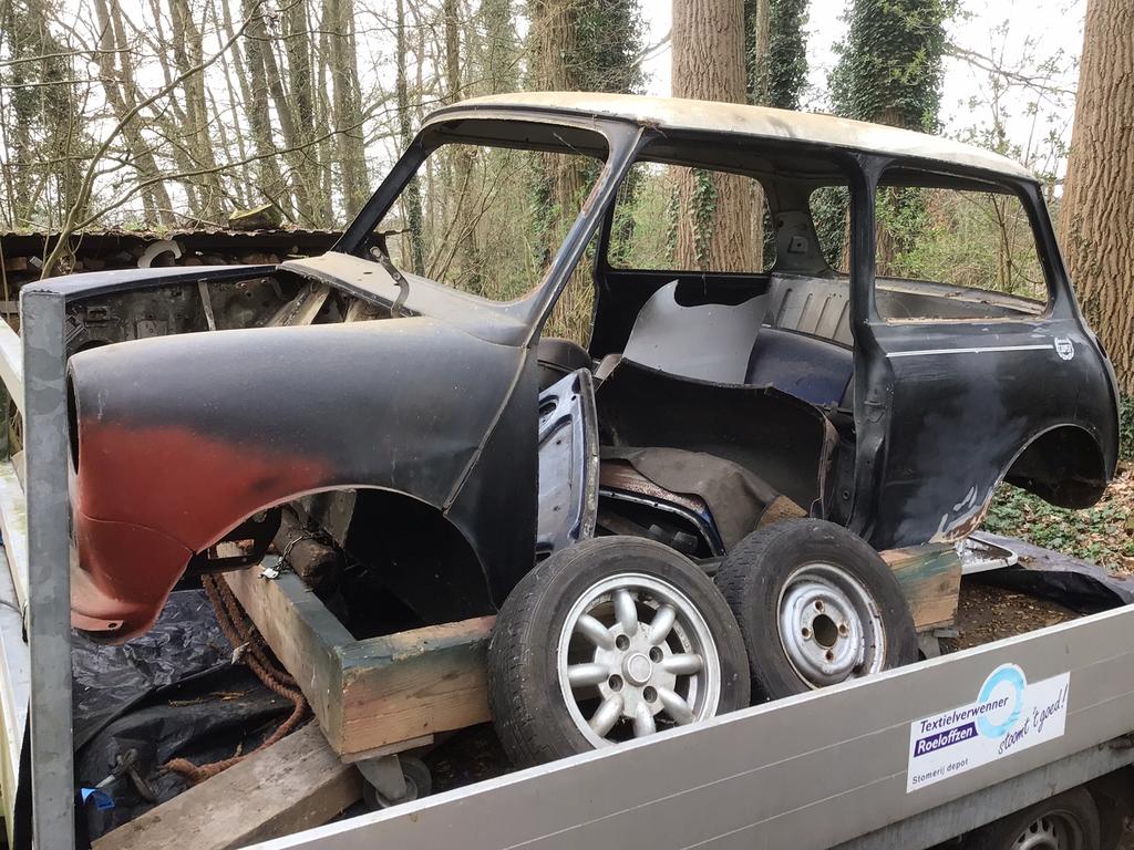 Kale body van een oude mini, Auto-onderdelen, Ophalen of Verzenden, Gebruikt, Mini