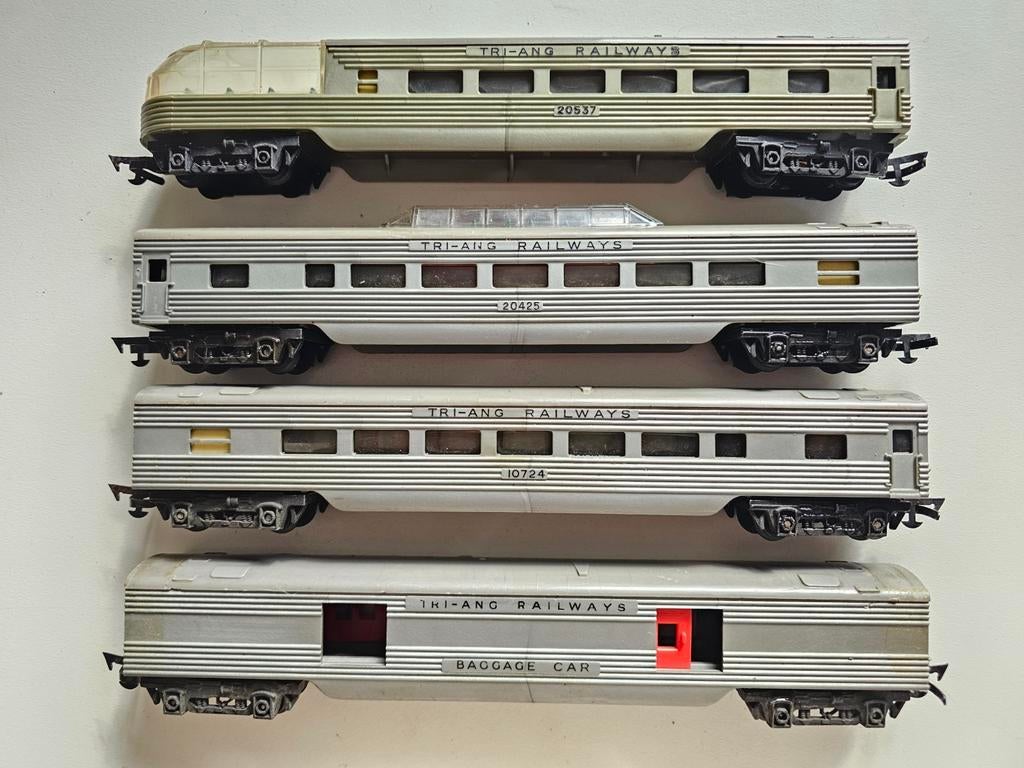 Modeltrein Ho Triang, tri-ang railways usa set, Ophalen of Verzenden, Gelijkstroom, Wagon, Roco