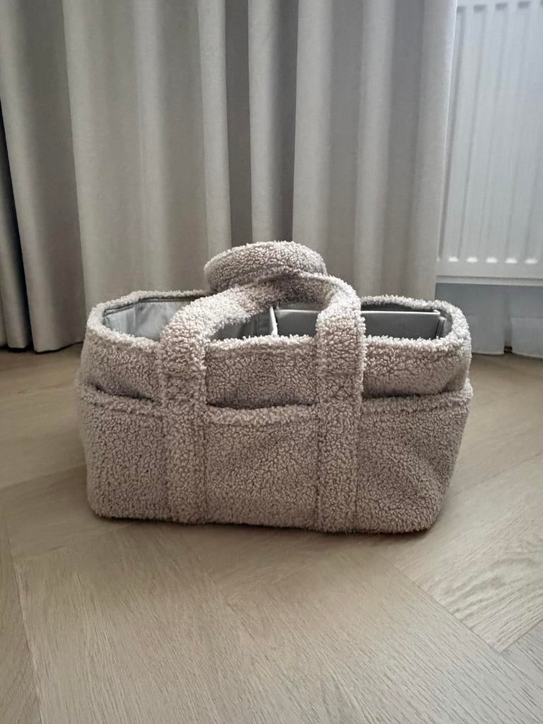 Luiertas teddy beige, Ophalen of Verzenden, Zo goed als nieuw, Schoudertas