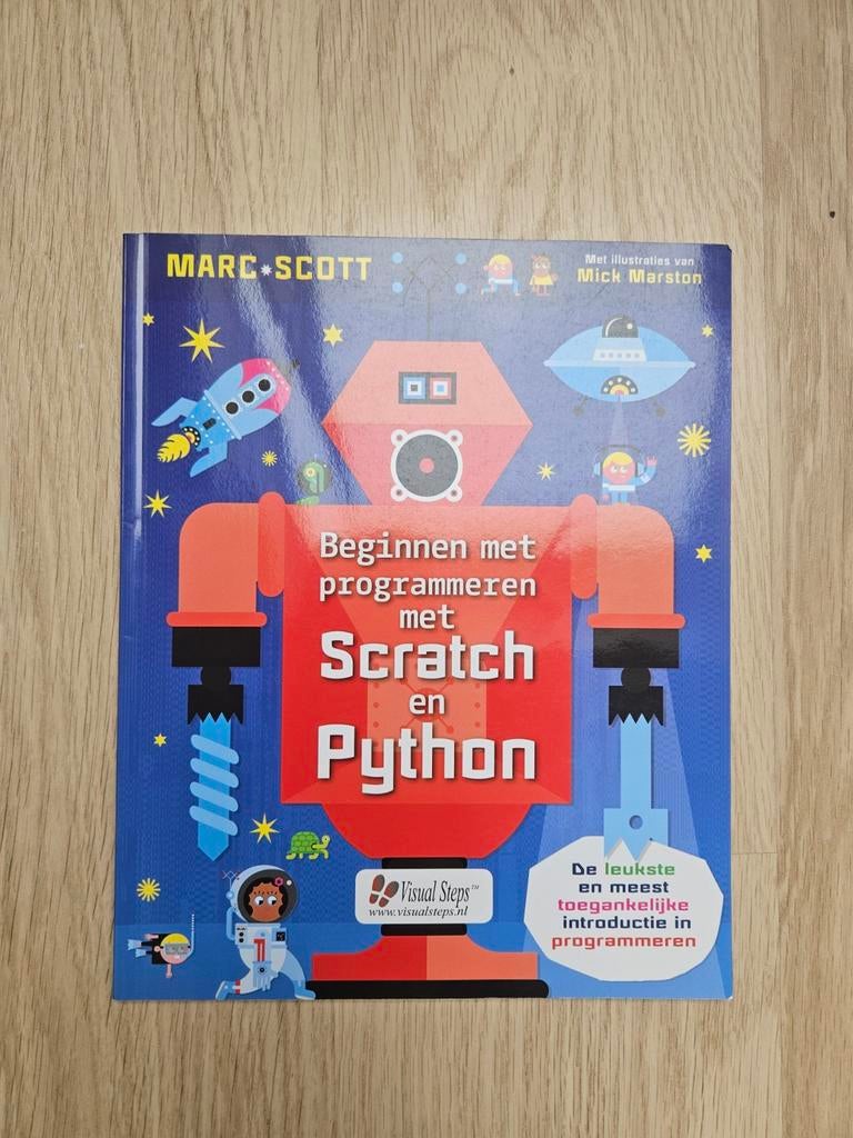 Marc Scott - Beginnen met programmeren met Scratch en Python, Programmeertaal of Theorie, Ophalen of Verzenden, Marc Scott, Zo goed als nieuw