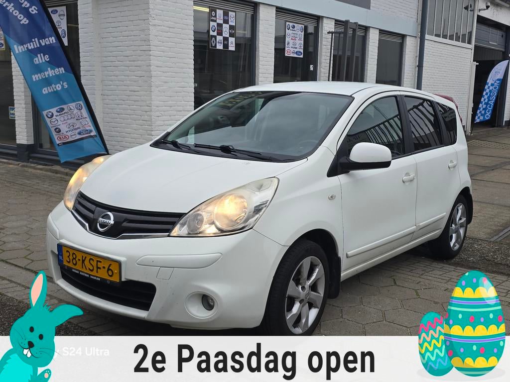 Nissan Note 1.6 Life +*2e eig* nap*apk*airco*rijd rem schake, 15 km/l, Gebruikt, 4 cilinders, Origineel Nederlands