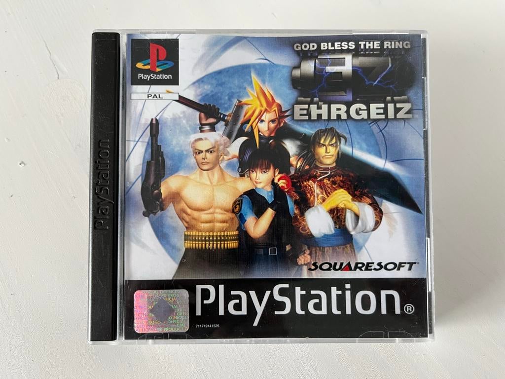 Ehrgeiz God Bless The Ring - PlayStation 1, Gebruikt, Vechten, T, 2 spelers