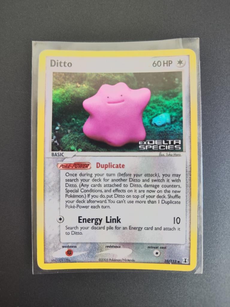 Ditto Reverse Holo Stamped 35/113 Ex Delta Species, Hobby en Vrije tijd, Verzamelkaartspellen | Pokémon, Ophalen of Verzenden