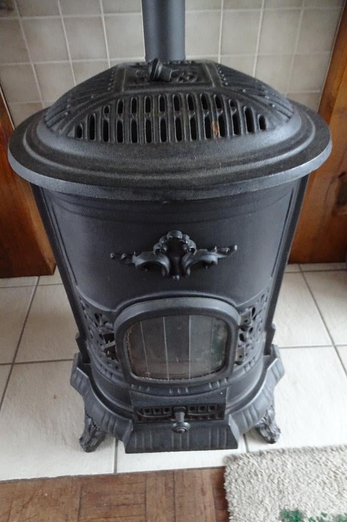 Junkers potkachel op gas, Huis en Inrichting, Kachels, Ophalen, Gebruikt, Gas, Vrijstaand