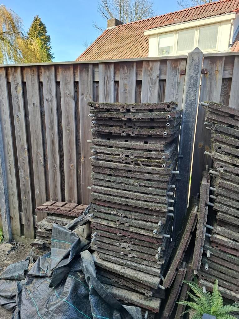 Speeltuin tegels, Tuin en Terras, Tegels en Klinkers, Ophalen, Gebruikt