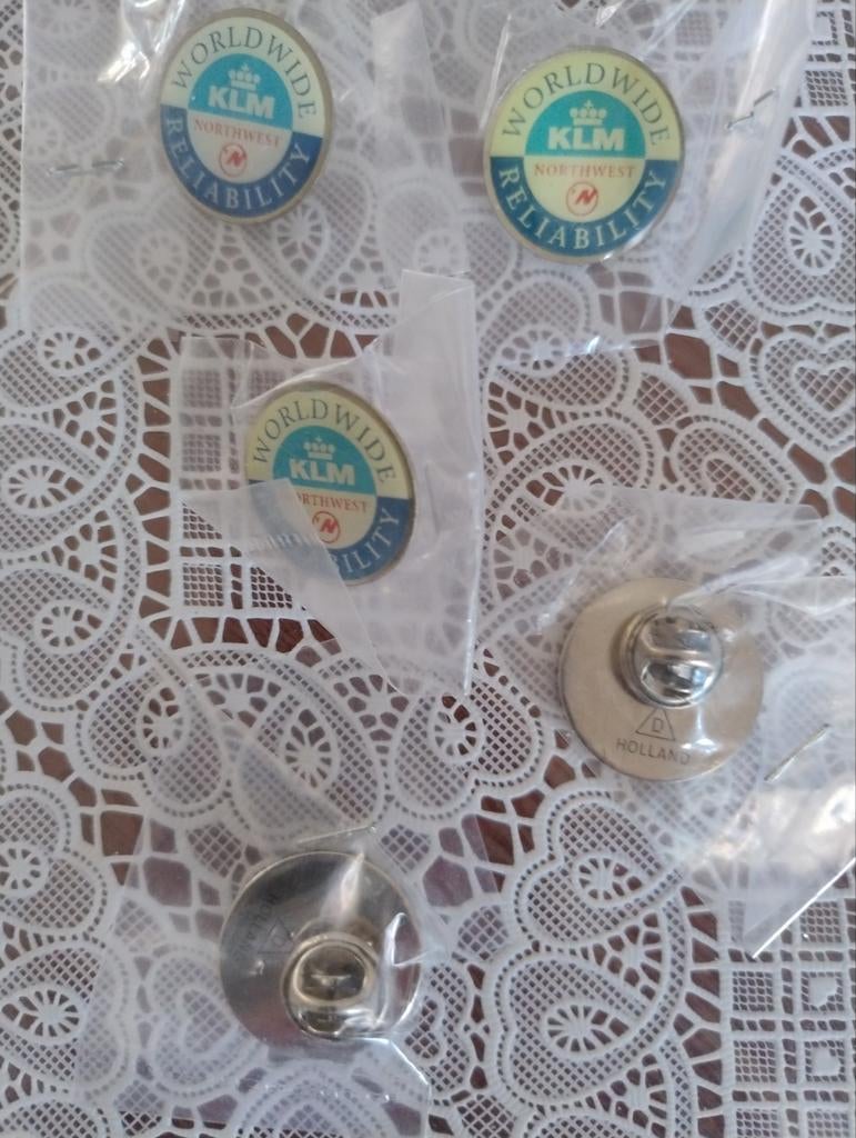 5 KLM Northwest buttons. Nieuw., Ophalen of Verzenden, Nieuw, Overige typen