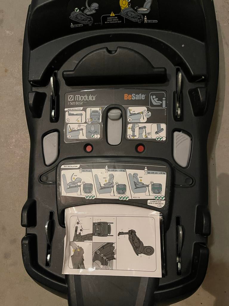 BeSafe Stokke iZi go modular isofix, Kinderen en Baby's, Autostoeltjes, 0 t/m 18 kg, Zo goed als nieuw, Isofix, Ophalen