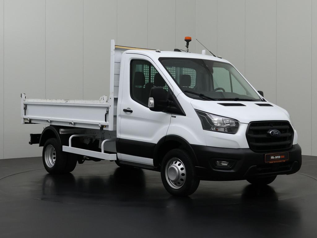 Ford Transit 2.0TDCi 170PK Kipper | 3500Kg Trekhaak | Airco, Gebruikt, 2525 kg, Wit, Cruise Control