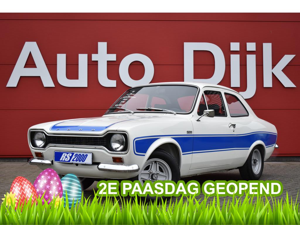 Ford Escort 2.0 RS 2000 Uniek! | 1e Eigenaar | Matching numb, Zwart, Wit, Bedrijf, Handgeschakeld