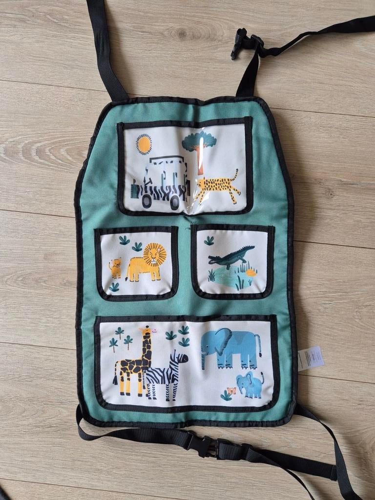 Autostoel organizer met safari dieren print, Ophalen of Verzenden, Nieuw