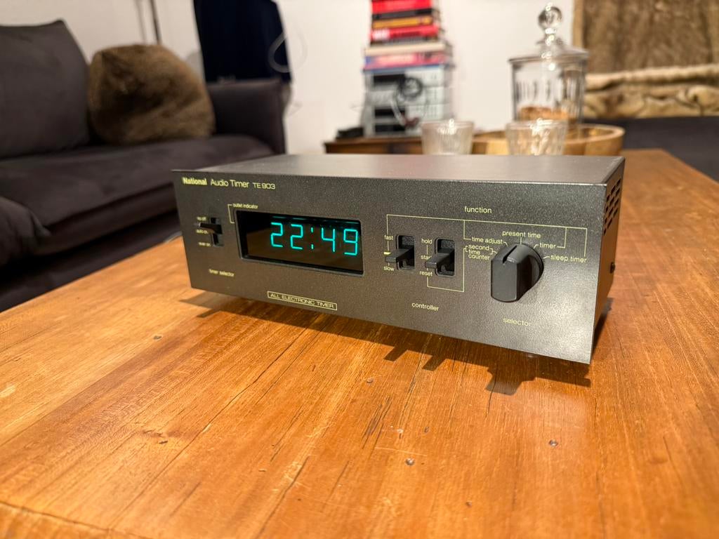 National Audio Timer TE 903 - Panasonic Technics Matsushita, Overige merken, Ophalen of Verzenden, 120 watt of meer, Gebruikt