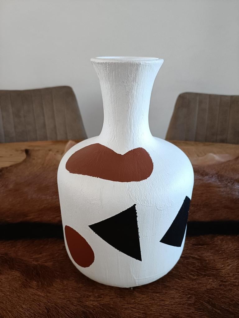 Decoratieve vaas met abstracte patronen, Antiek en Kunst, Ophalen of Verzenden