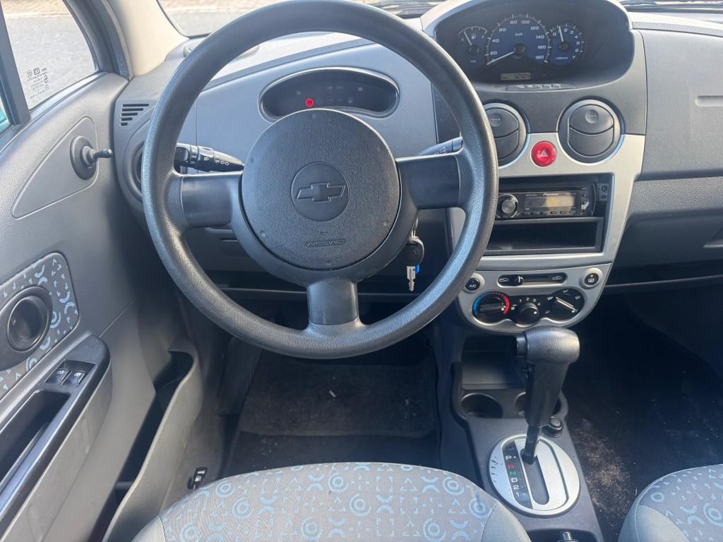 Chevrolet MATIZ 0.8 Pure AUT AIRCO DAKRAIL APK 3-2027, Automaat, Gebruikt, Blauw, Bedrijf