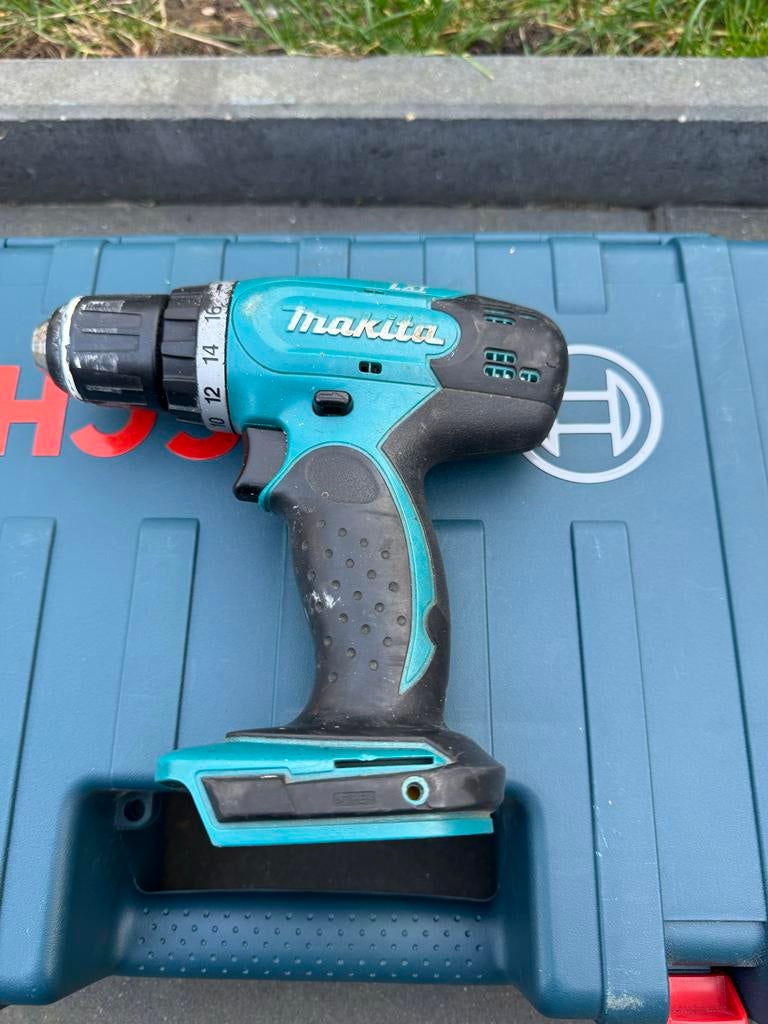 Makita BDF343 Accuboormachine 14.4V - Gebruikt, Doe-het-zelf en Verbouw, Gereedschap | Boormachines, Ophalen, Gebruikt, Variabele snelheid