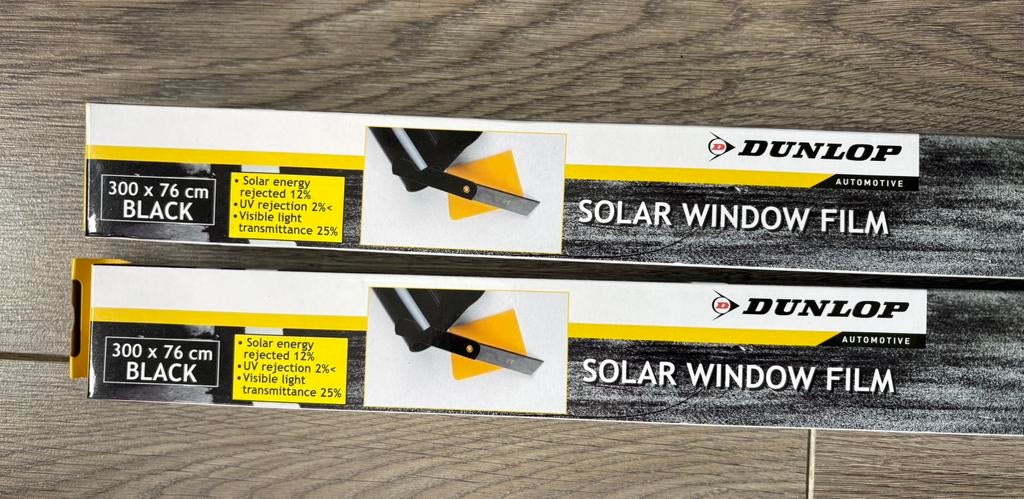 Raamfolie van DUNLOP SOLAR WINDOW FILM “NIEUW “, Auto diversen, Tuning en Styling, Ophalen of Verzenden