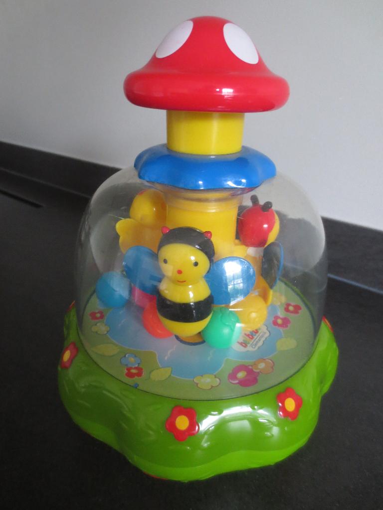 Kinder/Peuter speelgoed : Bromtol met rond draaiende ballen., Ophalen of Verzenden, Zo goed als nieuw, Overige typen, Met geluid