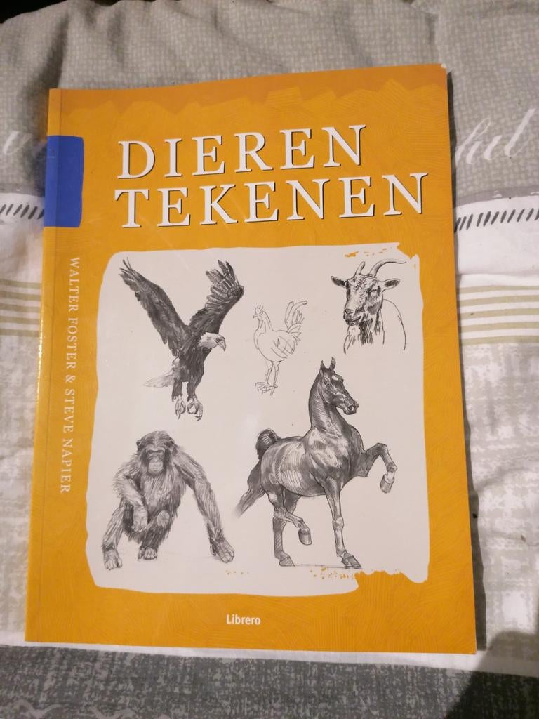 Dieren Tekenen - Leer dieren tekenen, Hobby en Vrije tijd, Tekenen, Ophalen of Verzenden, Zo goed als nieuw, Boek of Gids