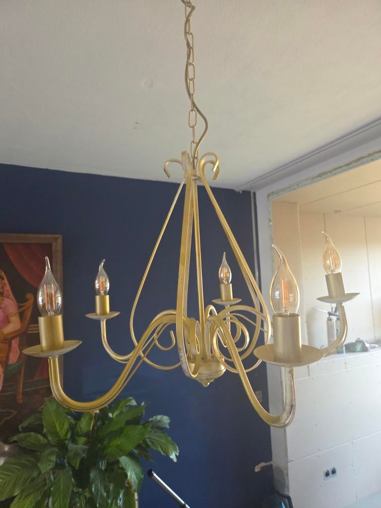 Kroonluchter antiek look, Ophalen