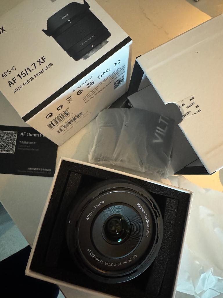 Viltrox 15mm 1.7 air - Fujifilm - Fuji X nieuw, Ophalen of Verzenden, Nieuw, Groothoeklens