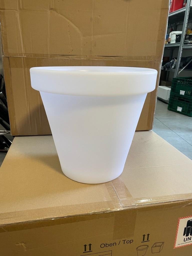 Led verlichte bloempot rond, -, -, Rond, Ophalen of Verzenden