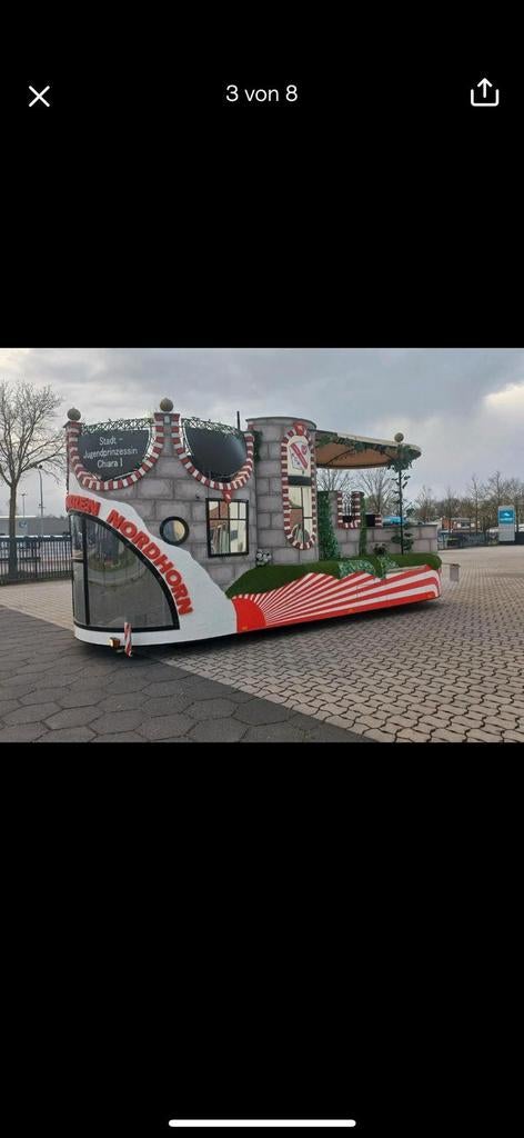 Zelfrijdende carnavalswagen., Diversen, Ophalen of Verzenden