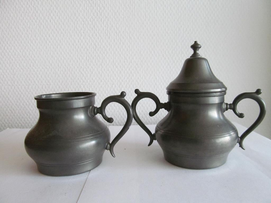 Tinnen roomstel Daalderop, Ophalen