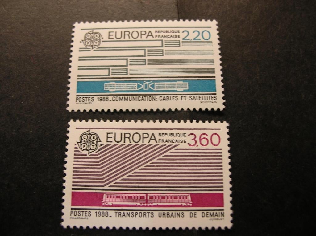 Cept/Verenigd Europa Frankrijk 1988, Verzenden, Overige landen, Postfris