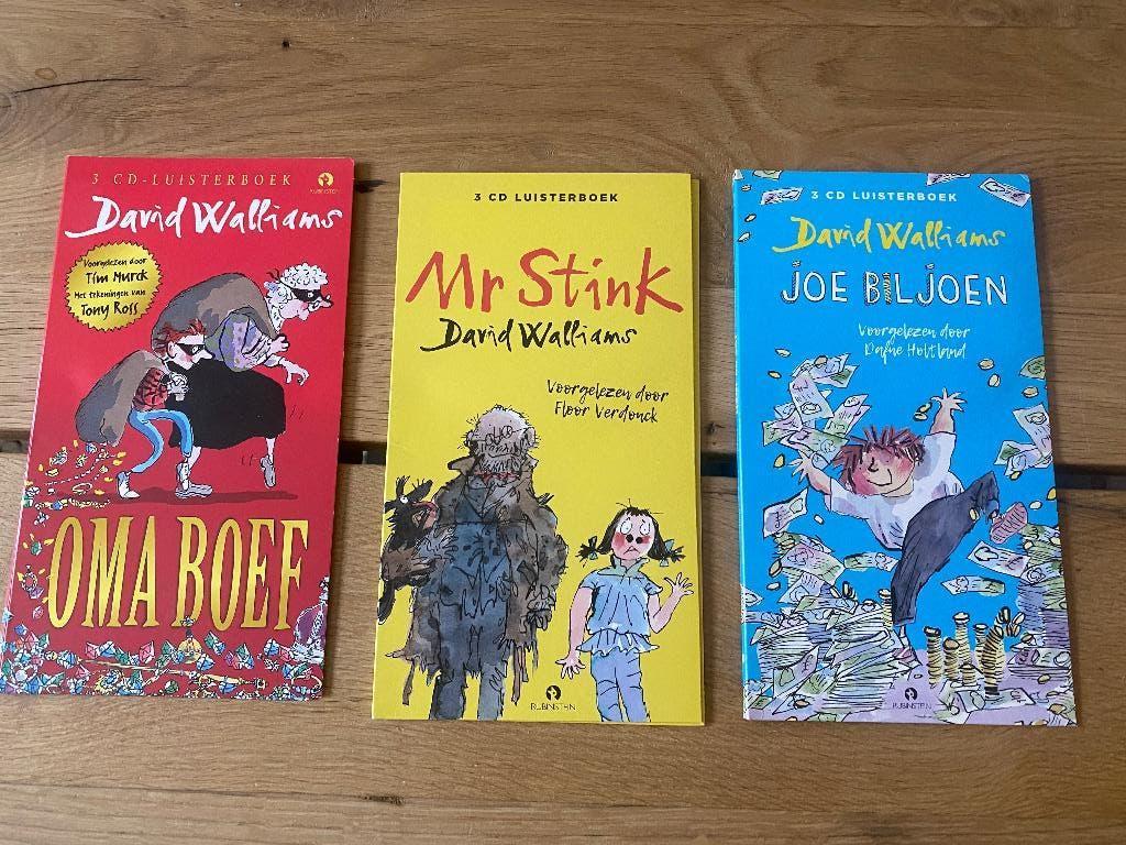 3 Luisterboeken van David Walliams, Boeken, Ophalen of Verzenden, David Walliams, Cd, Kind