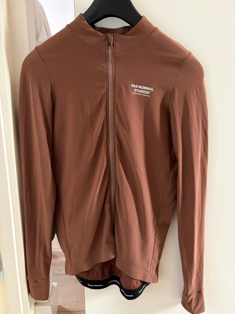 Pas Normal Studios - Mechanism LS Jersey -XL- ZGAN €215, Fietsen en Brommers, Fietsaccessoires | Fietskleding, Heren, Ophalen of Verzenden