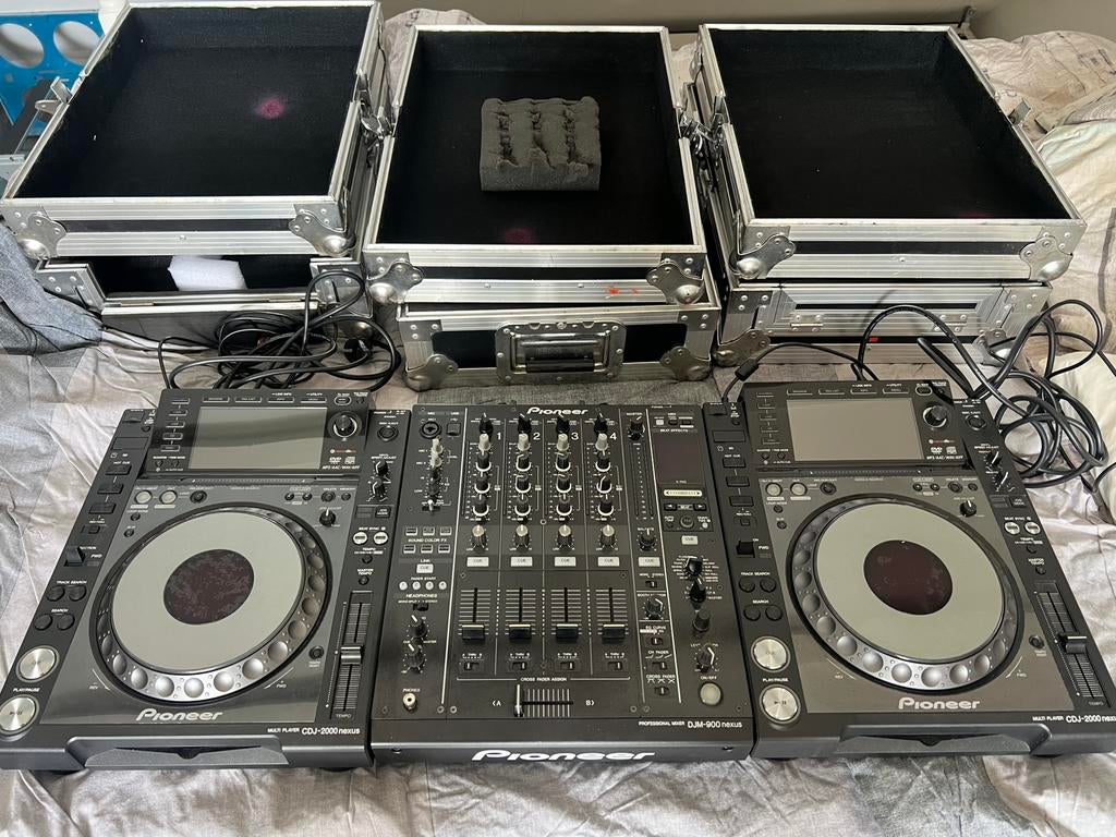 Pioneer DJM900NXS & 2x CDJ2000NXS DJ-set compleet, Ophalen of Verzenden, Gebruikt, Dj-set, Pioneer