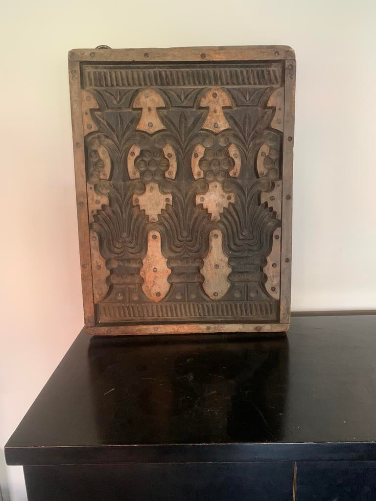 Oud houten wandpaneel, Ophalen of Verzenden, Zo goed als nieuw, Minder dan 50 cm