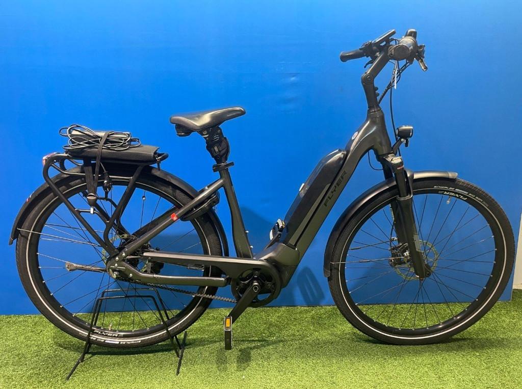 Flyer Upstreet5 7.03 Comf Dames Anthracite 47cm M 2021, Fietsen en Brommers, Elektrische fietsen, Gebruikt, Overige merken, 47 tot 51 cm