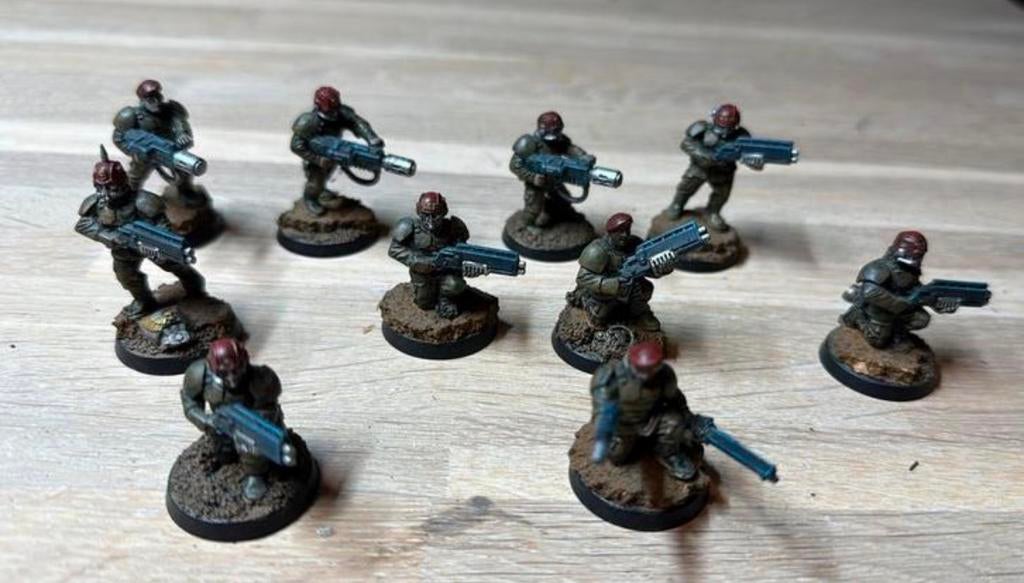 Warhammer 40k Tempestus scions, Hobby en Vrije tijd, Wargaming, Ophalen of Verzenden, Zo goed als nieuw, Warhammer
